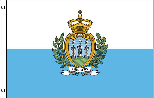 San Marino flag 900 x 1500 | Large San Marino flagpole flag