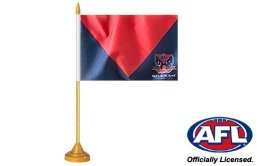 Melbourne Demons desk flag 160 x 230 | Melbourne FC table flag Melbourne Demons desk flag 160 x 230 | Melbourne FC table flag