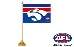Western Bulldogs desk flag 160 x 230 | Bulldogs table flag Western Bulldogs desk flag 160 x 230 | Bulldogs table flag