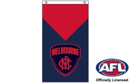 Melbourne Demons fan flag 900 x 1500 | Melbourne FC cape flag Melbourne Demons fan flag 900 x 1500 | Melbourne FC cape flag