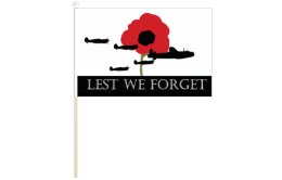 ANZAC Lest We Forget Air Force flag 300mm x 450mm ANZAC Lest We Forget Air Force flag 300mm x 450mm