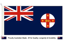 NSW flag 900 x 1800 | Aus. made New South Wales flagpole flag NSW flag 900 x 1800 | Aus. made New South Wales flagpole flag