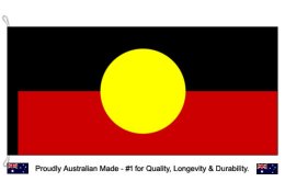Aboriginal flag 450 x 900 Woven HD | Made in Australia. Aboriginal flag 450 x 900 Woven HD | Made in Australia.