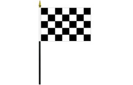 Black and white check desk flag 100 x 150 | Check slot car flag Black and white check desk flag 100 x 150 | Check slot car flag
