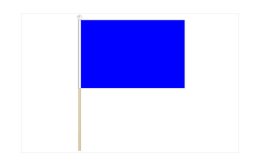 Blue flag 150 x 230mm | Plain blue flag 6'' x 9'' Blue flag 150 x 230mm | Plain blue flag 6'' x 9''