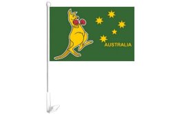 Boxing Kangaroo flag 300 x 450 | Boxing Kangaroo car flag Boxing Kangaroo flag 300 x 450 | Boxing Kangaroo car flag