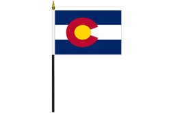 Colorado flag 100 x 150 | Mini State flag of Colorado Colorado flag 100 x 150 | Mini State flag of Colorado