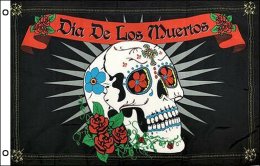 Day of Dead flag 900 x 1500 | Día De Los Muertos flag Day of Dead flag 900 x 1500 | Día De Los Muertos flag