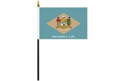 Delaware flag 100 x 150 | Mini State flag of Delaware Delaware flag 100 x 150 | Mini State flag of Delaware