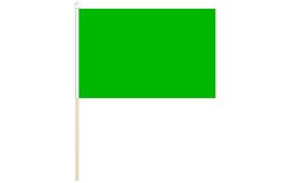 Green flag 300 x 450mm | Green hand waving stick flag Green flag 300 x 450mm | Green hand waving stick flag