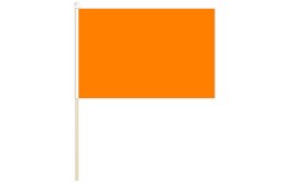 Orange flag 300 x 450mm | Orange hand waving stick flag Orange flag 300 x 450mm | Orange hand waving stick flag