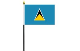 Saint Lucia flag 100 x 150 | Saint Lucia desk flag Saint Lucia flag 100 x 150 | Saint Lucia desk flag